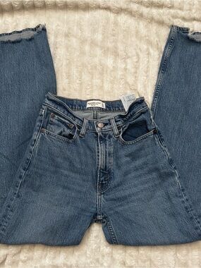 Abercrombie & Fitch High Rise Blue Jeans